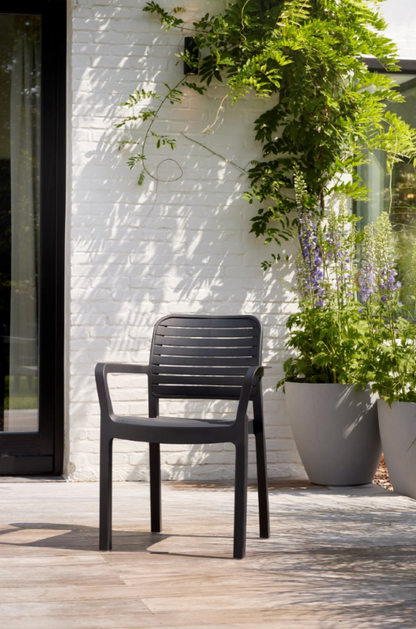 Keter Futura Chloe Dining Set- Graphite