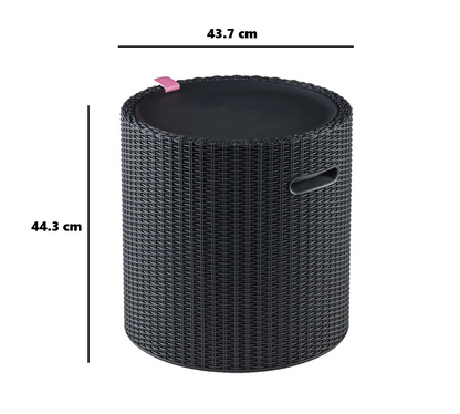 Keter Cool Stool - Graphite