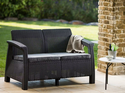 PRE ORDER: OCT. - Keter Corfu 4 Seater Storage Lounge Set
