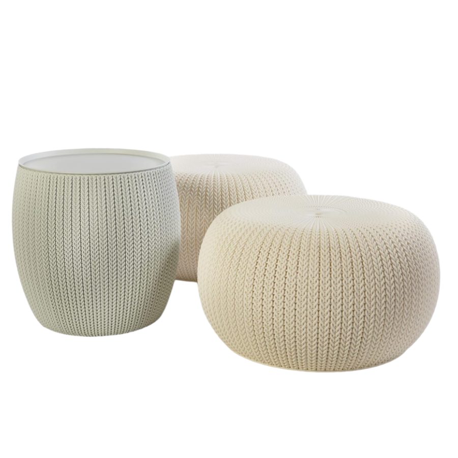 Keter Cozy Urban Balcony Set - White