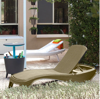 Keter Atlantic Sun Lounger - Beige- 2Pack