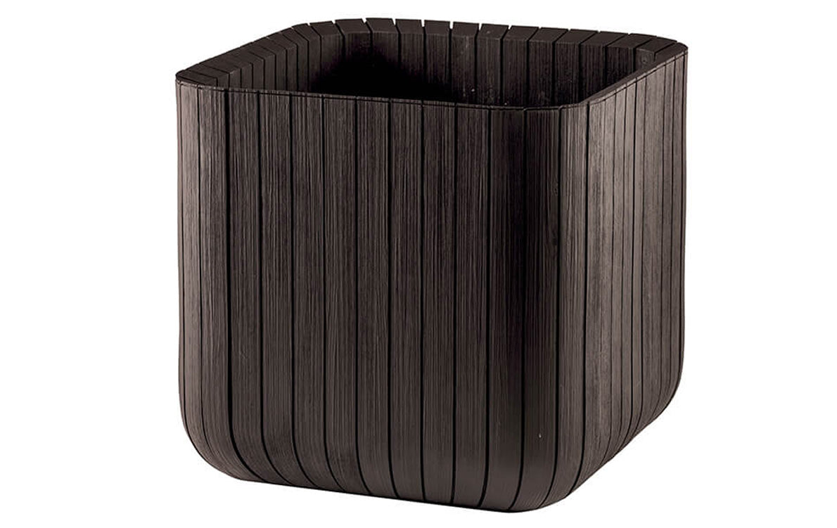 Keter Cube Planter - Brown (Medium)
