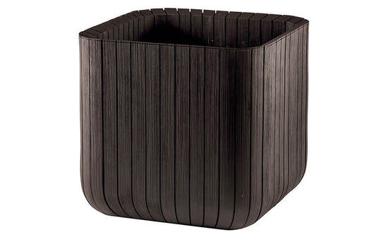 Keter Cube Planter - Brown (Medium)