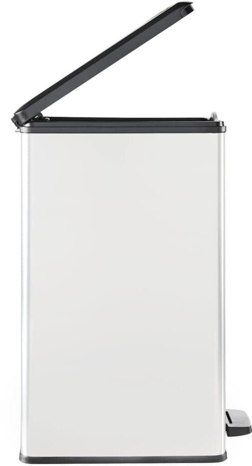 Curver Deco Slim Pedal Bin – 40L – Silver