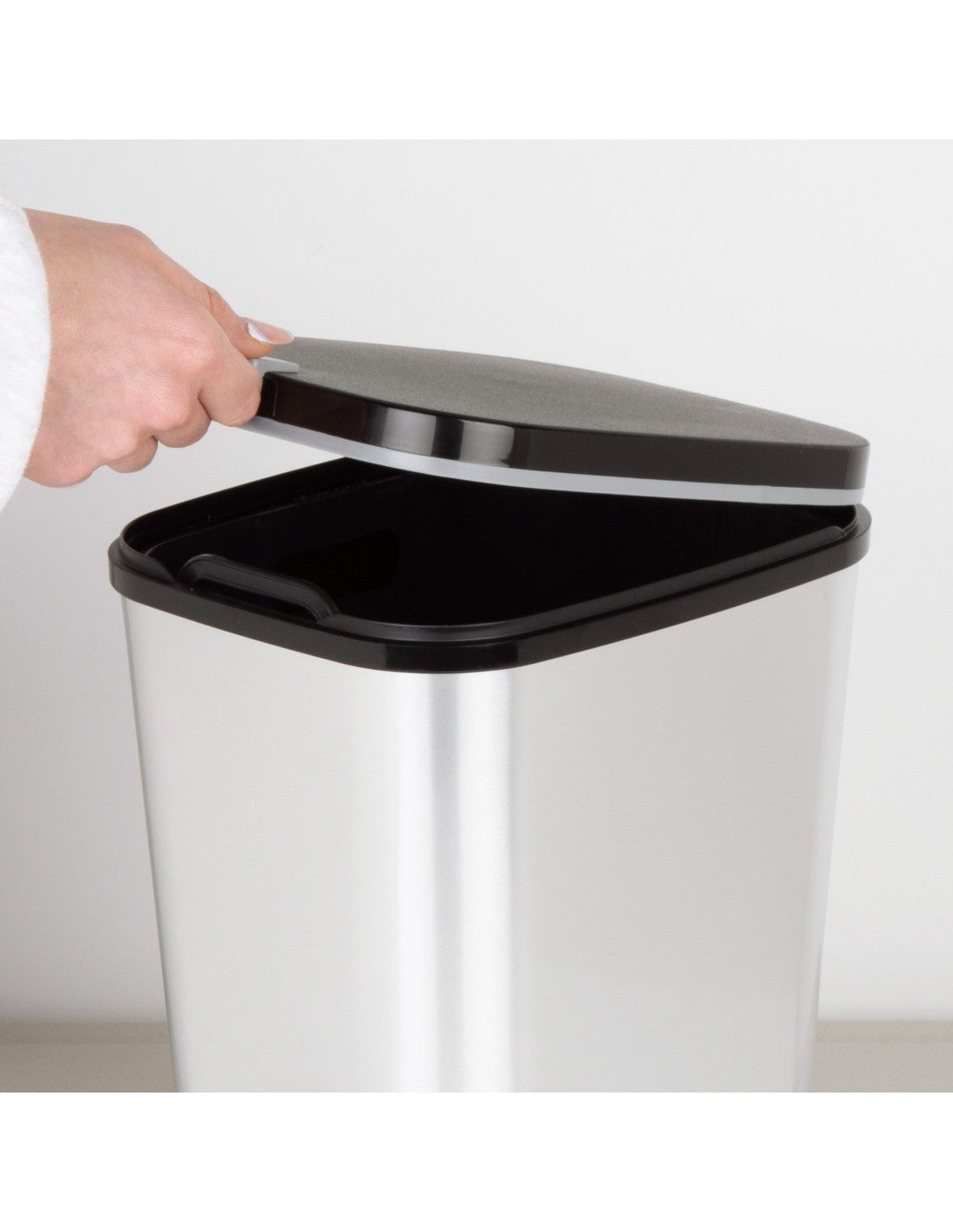 PRE ORDER: OCT. - Curver Chic 10L Pedal Bin - Steel Look