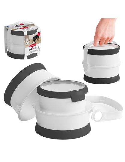 Curver 3 in 1 Food Travel Kit - White & Grey