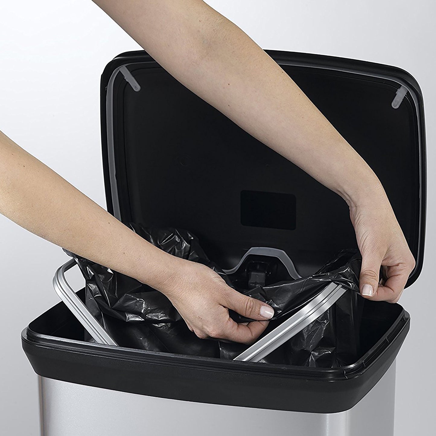 PRE ORDER: OCT. - Curver Deco Pedal Bin - 50L - Steel Look