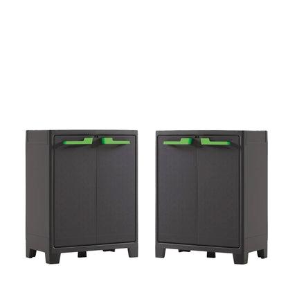 PRE ORDER: SEP. - 2 x Keter Moby Low Indoor-Storage Cabinets