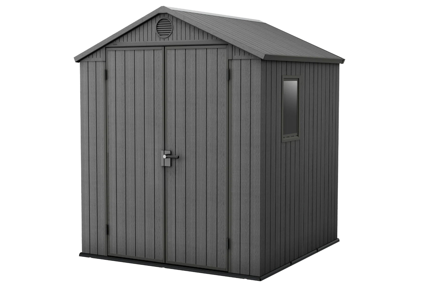 Keter Darwin 6x6 Garden Shed - Grey (1.9 x 1.8m)