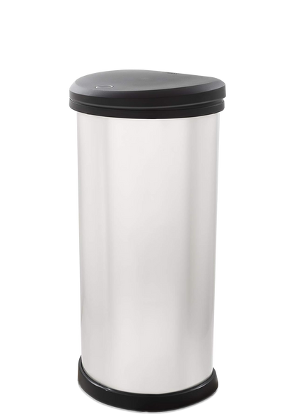 PRE ORDER: OCT. - Curver Deco Touch Bin - 40L- Steel Look