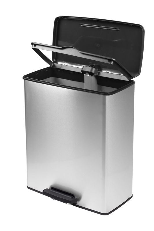 PRE ORDER: OCT. - Curver Deco Pedal Bin - 65L - Steel Look