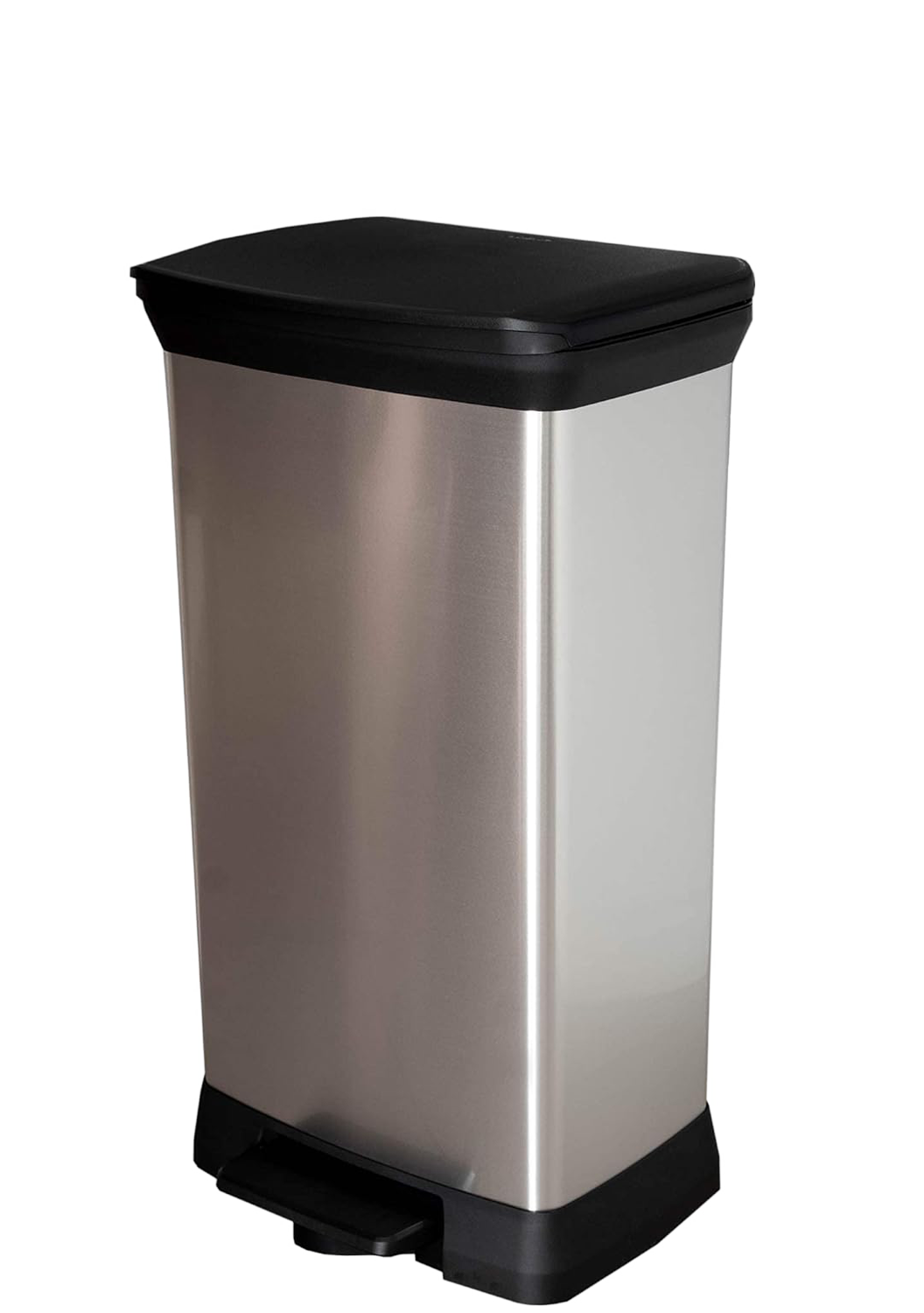 PRE ORDER: OCT. - Curver Deco Pedal Bin - 50L - Steel Look