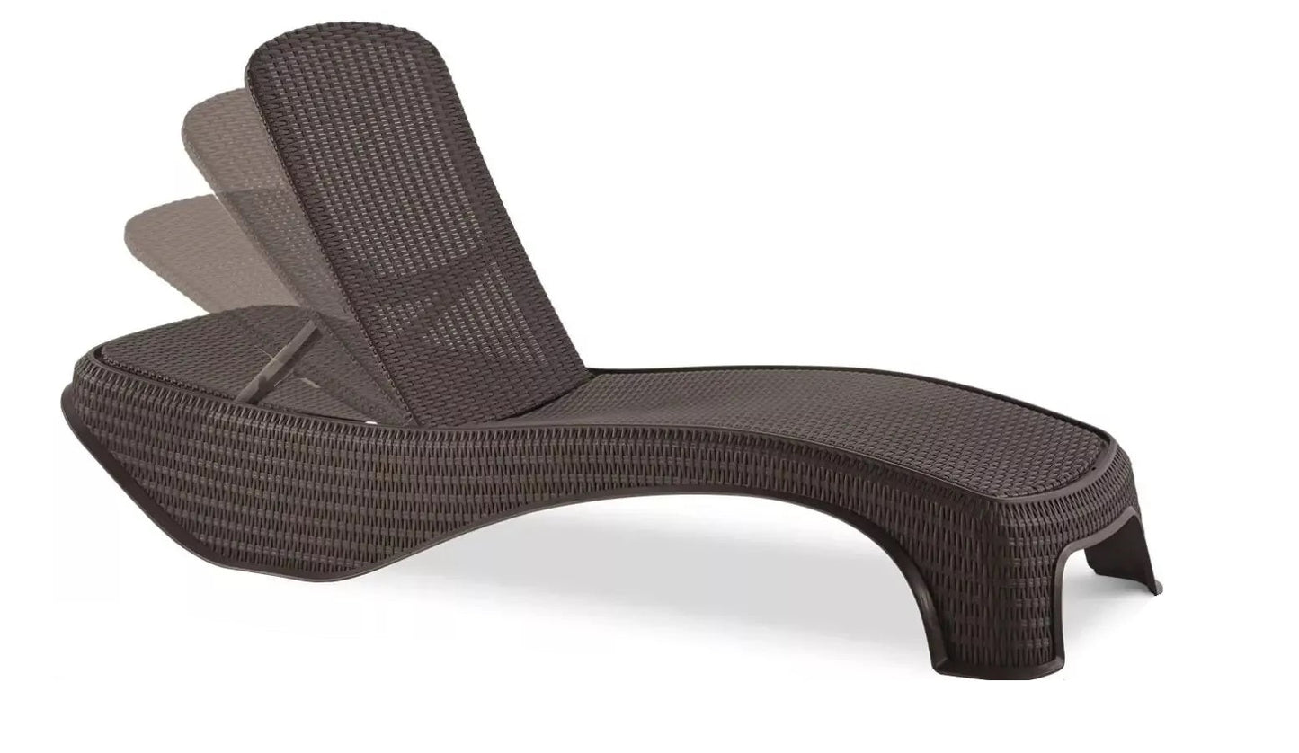 Keter Atlantic Sun Lounger - Brown
