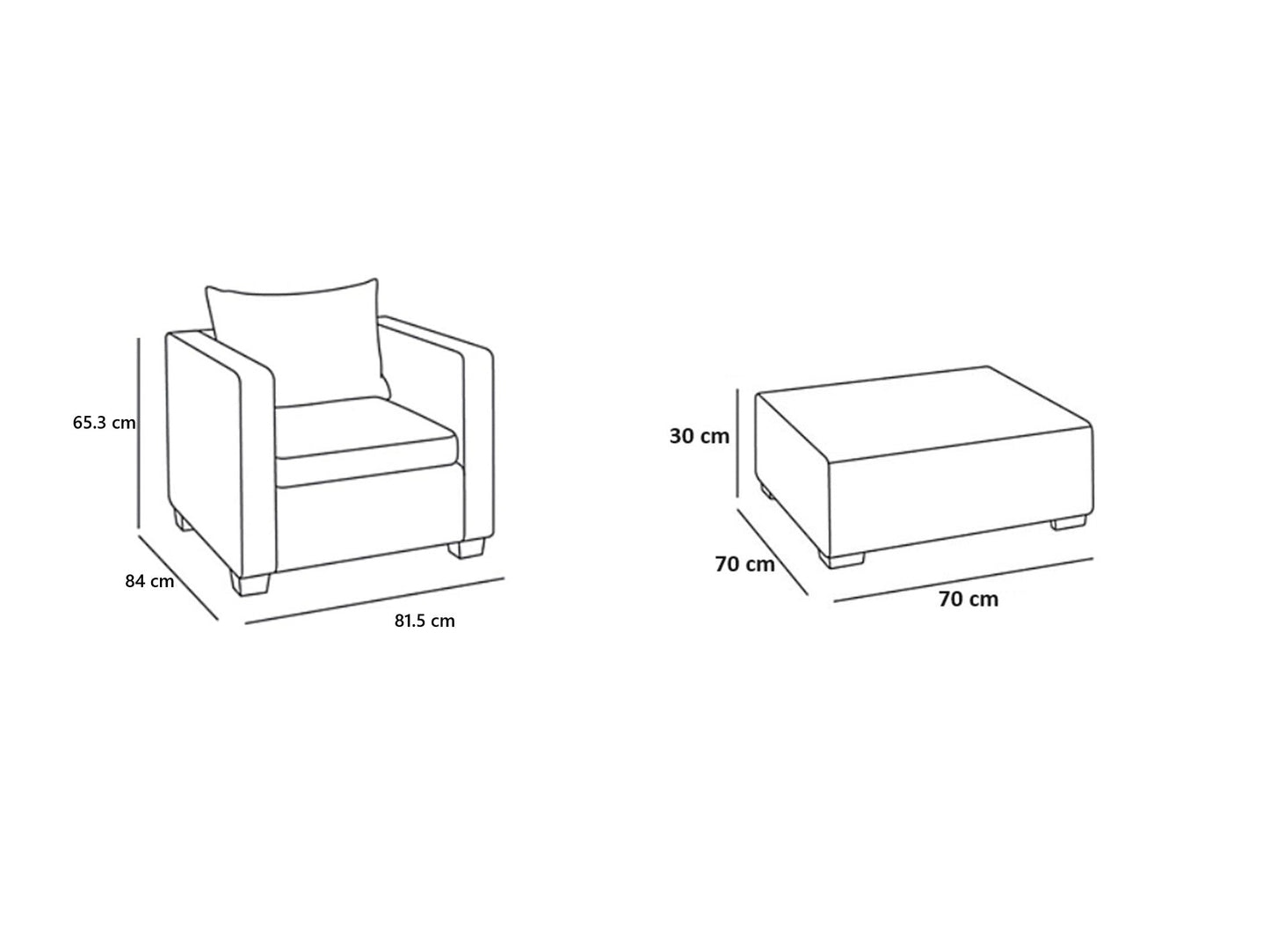 Keter Salta Balcony Set