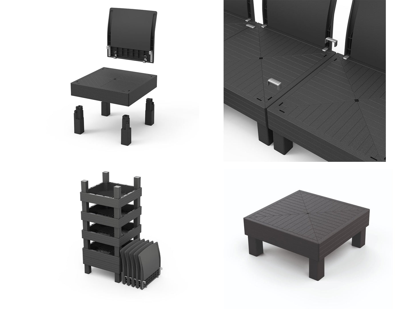 Keter Elements 8 Seater Modular Lounge Set