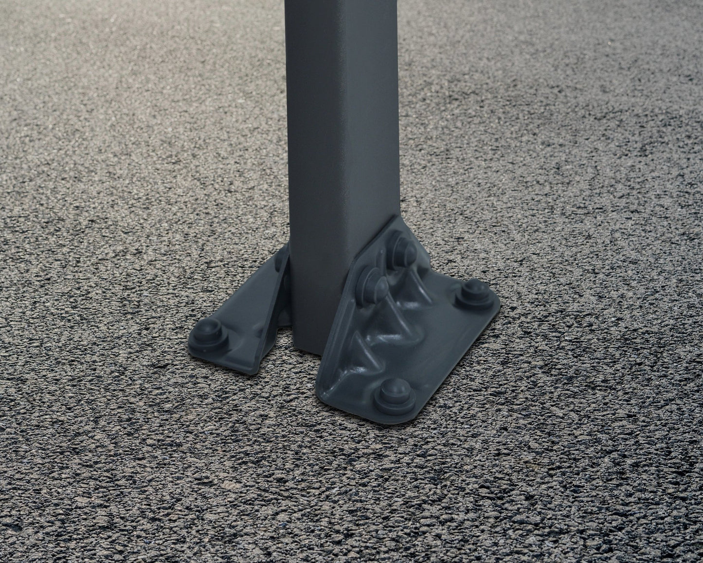 Atlas Carport 2.9m x 4.9m - Grey Frame With Grey Corrugated Roof - mazeproducts