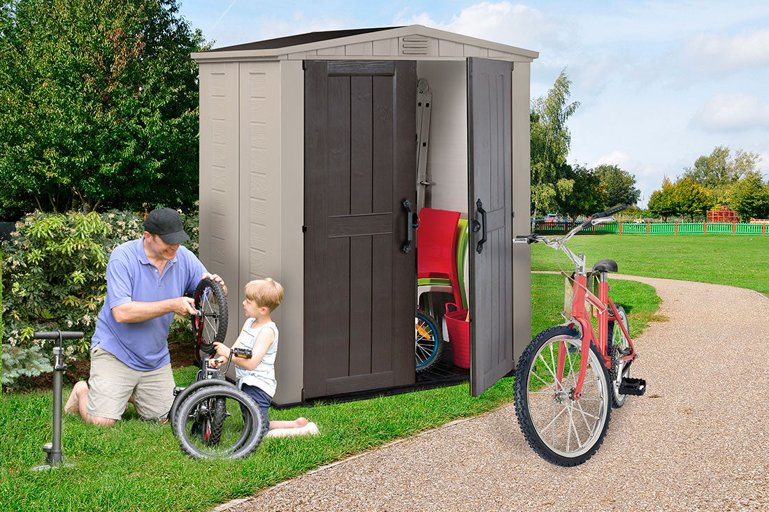 Keter Factor 6 x 3 Garden Shed (1.8 x 1.1m)
