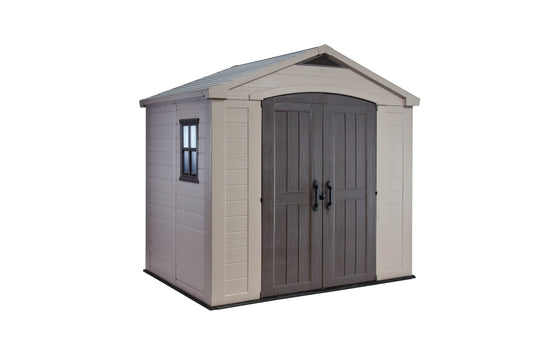 PRE ORDER: JAN. - Keter Factor 8 x 6 Garden Shed (2.6 x 1.8m)