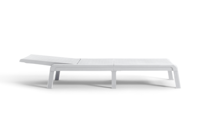 PRE ORDER: SEP. - Keter Mallorca Outdoor Sun Lounger - White