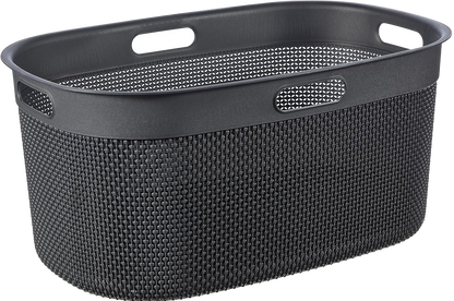 KIS Filo Laundry Basket (45L) - Dark Grey