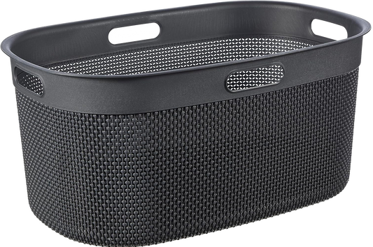 KIS Filo Laundry Basket (45L) - Dark Grey