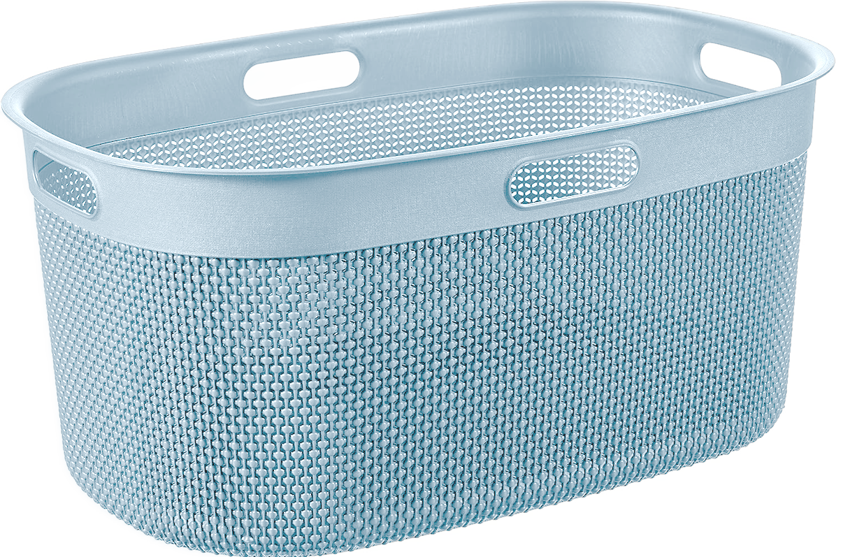 KIS Filo Laundry Basket (45L) - Light Blue