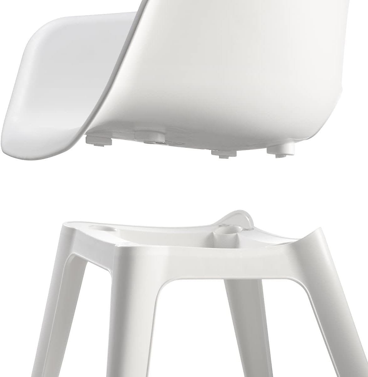 Keter Akola Dining Chair - White - 2 Pack