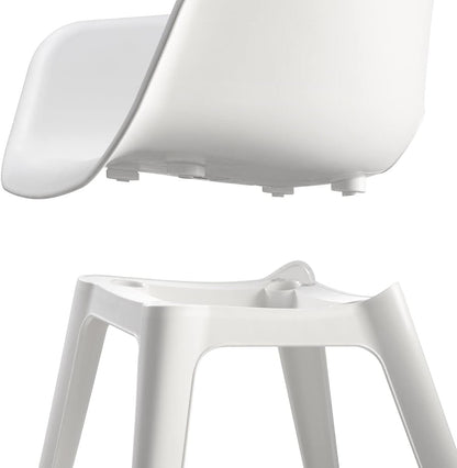 Keter Akola Dining Chair - White - 2 Pack