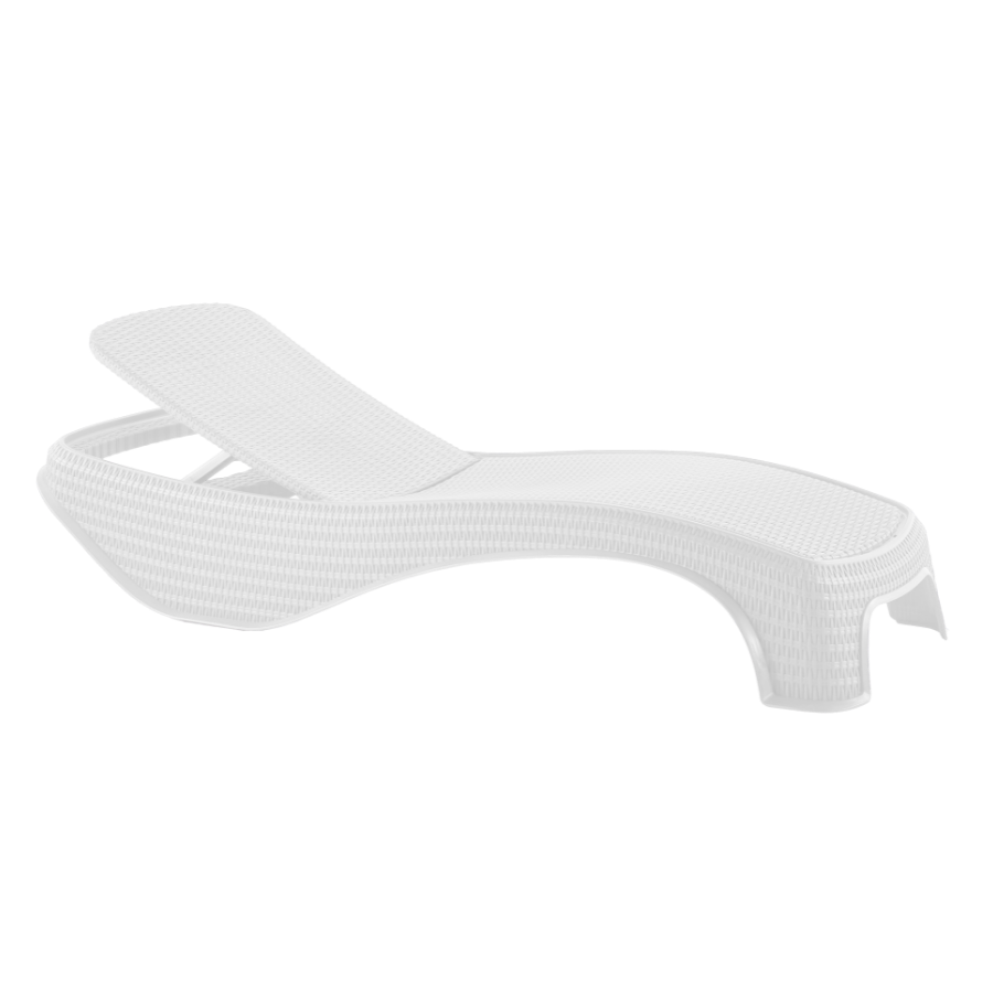 Keter Atlantic Sun Lounger - White