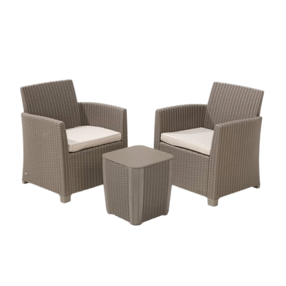 Keter Mia Balcony Set - Cappuccino