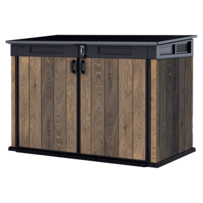 PRE ORDER: OCT. - Keter Signature Horizontal Shed - Walnut Look 2020L