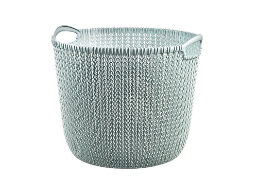 Curver Knit Basket (30L) - Mint Blue