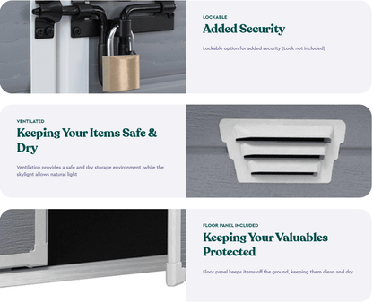 PRE ORDER: APR. - Keter Manor 6 x 8 Garden Shed (1.9 x 2.4m) - mazeproducts