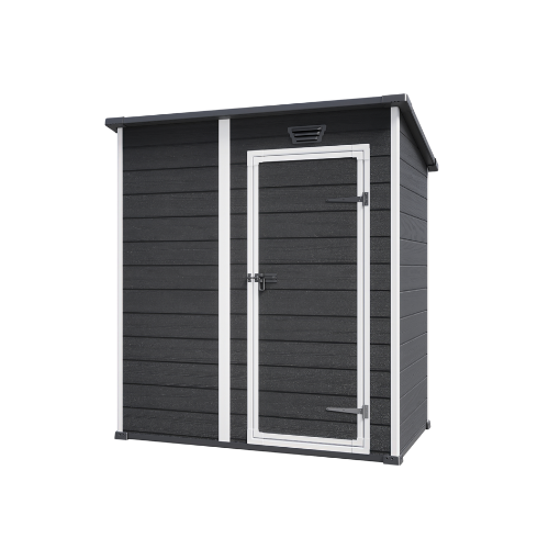 PRE ORDER: OCT. - Manor Pent Essential 6x4 Garden Shed - Dark Grey (1.8 x 1.1m)