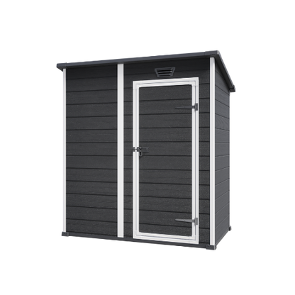 PRE ORDER: OCT. - Manor Pent Essential 6x4 Garden Shed - Dark Grey (1.8 x 1.1m)