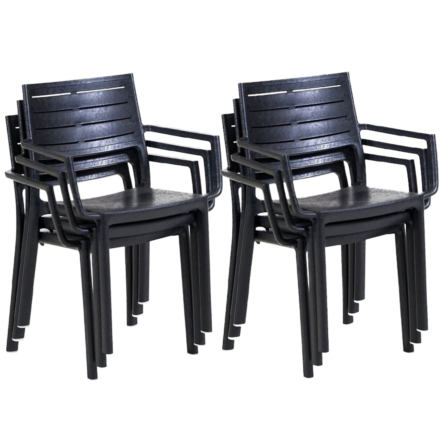 Keter Barcelona Metaline Extendable Dining Set - Black