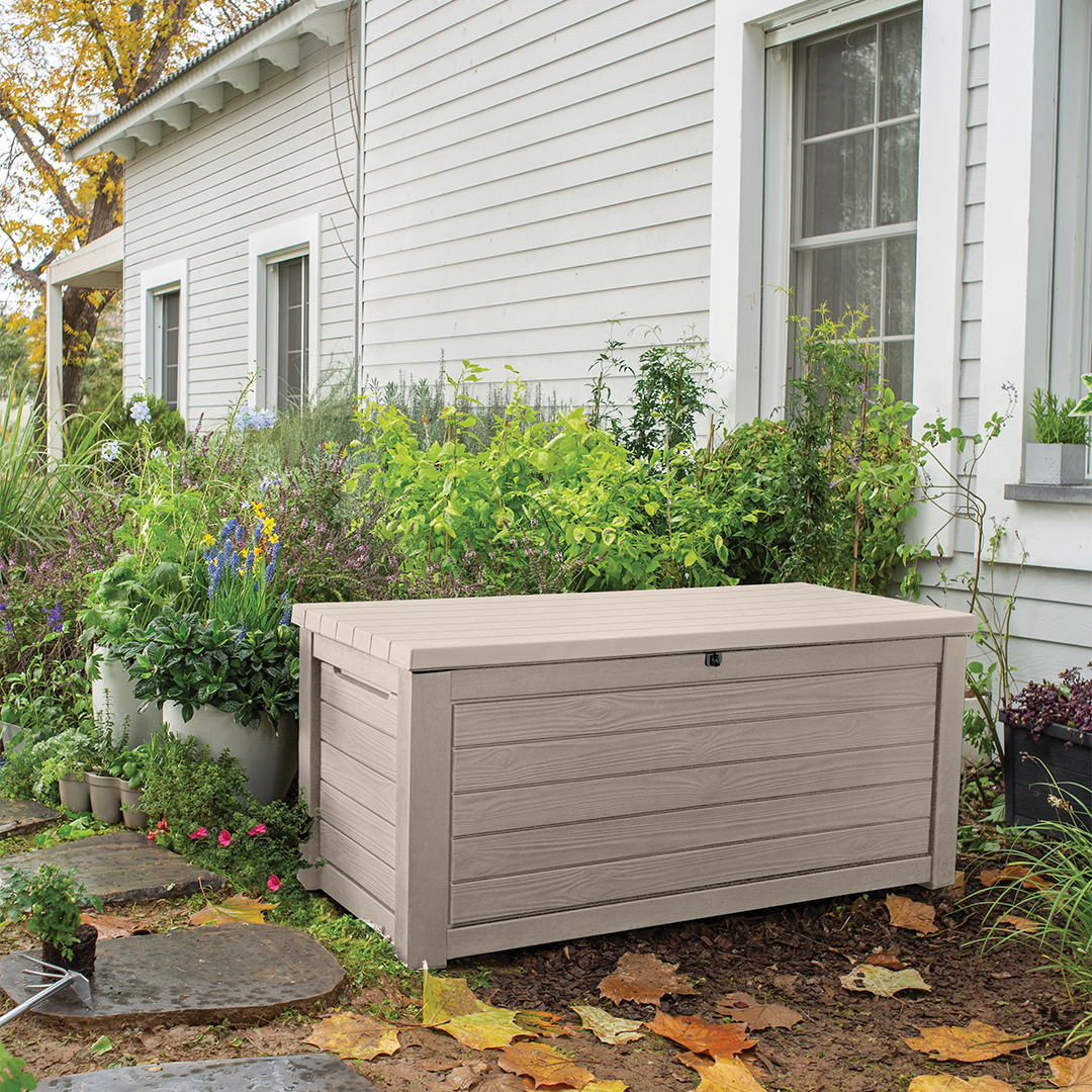 Keter Northwood 630L Outdoor Storage Box - Beige