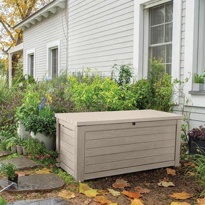 Keter Northwood 630L Outdoor Storage Box - Beige