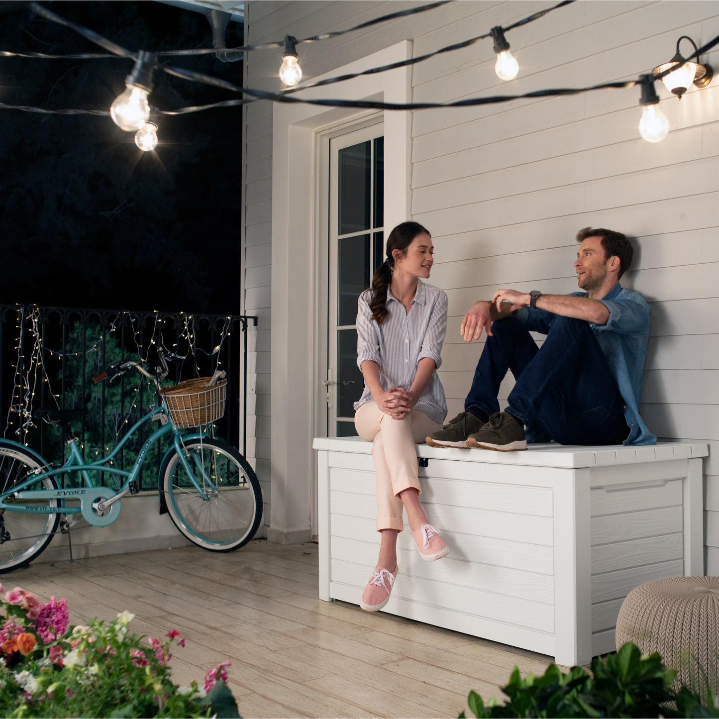 PRE ORDER: OCT. - Keter Northwood 630L Outdoor Storage Box - White