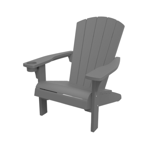 Keter Alpine Adirondack Chair - Grey
