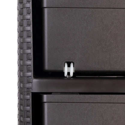 Curver Style Storage 3 Drawer Set - Brown (14L)