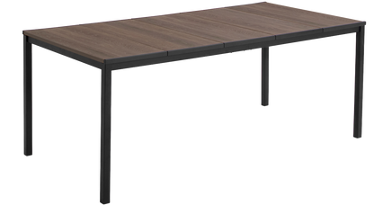 PRE ORDER: NOV. - Keter Signature Porto Dining Table - Walnut Look (2 x 0.9m)