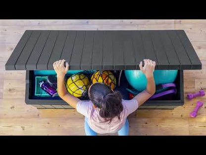 Keter Darwin 380L Storage Box - Grey