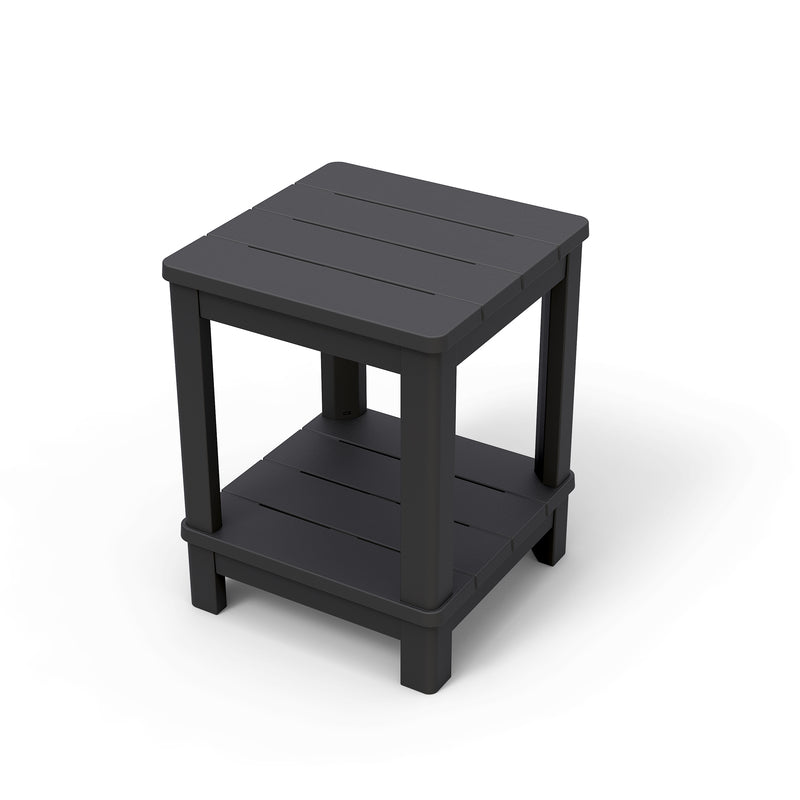 PRE ORDER: NOV. - Keter Troy Adirondack Set with Deluxe Table - Graphite