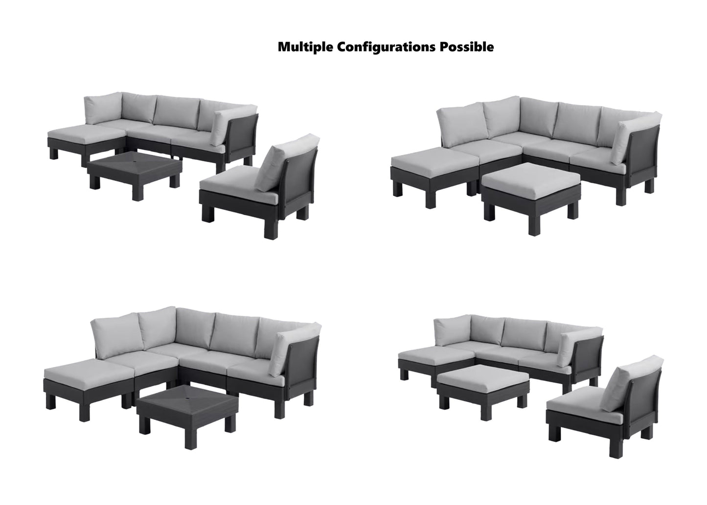 Keter Elements 6 Seater Modular Lounge Set