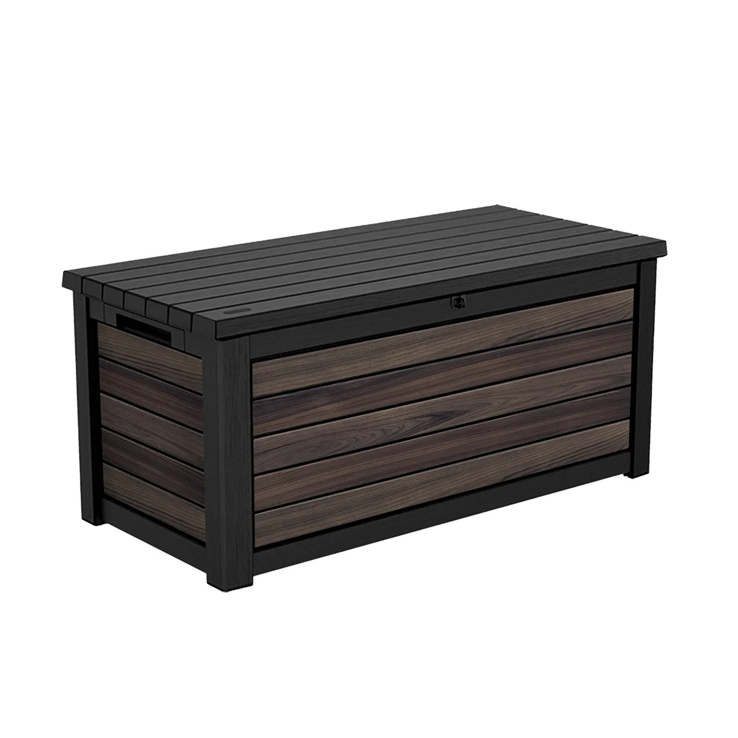PRE ORDER: OCT. - Keter Signature 630L Storage Box - Rosewood Look