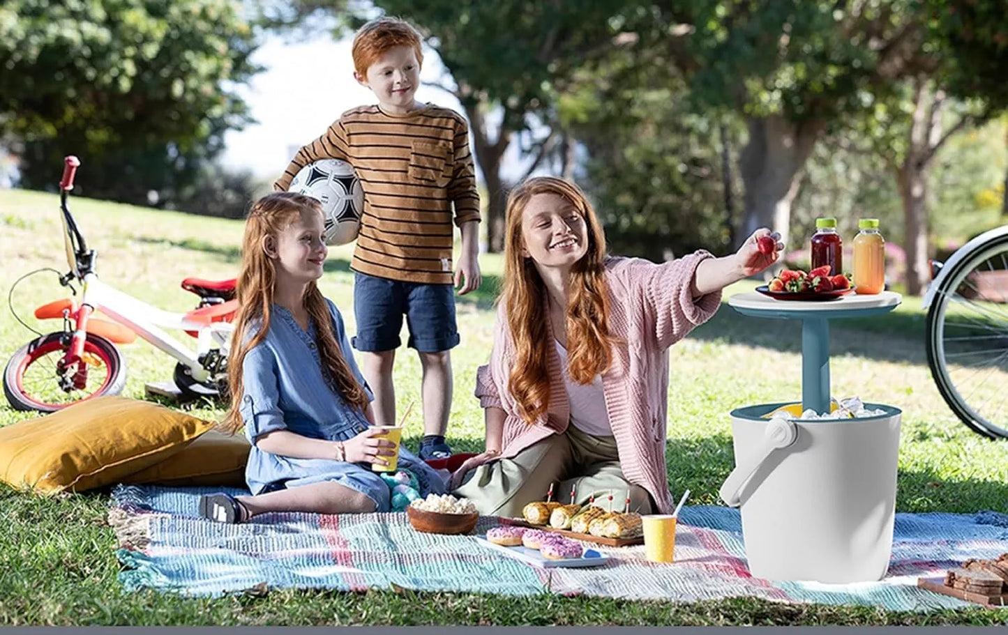 Keter Go Bar - Portable Drinks Cooler - Cream