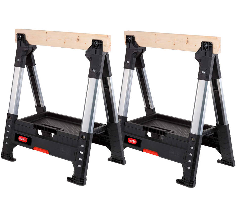 Keter Lumber Jack Sawhorse - 2 Pack