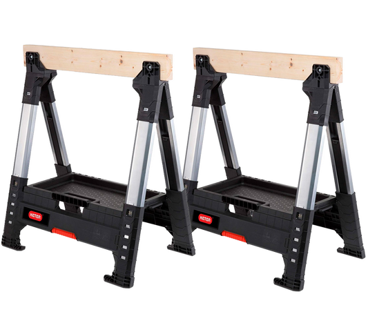 Keter Lumber Jack Sawhorse - 2 Pack