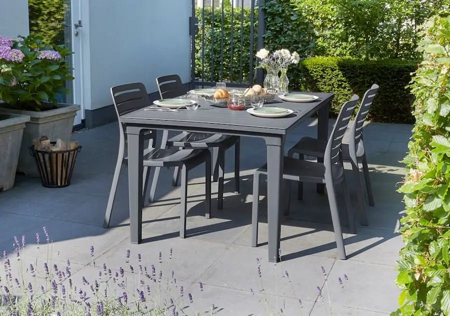 Keter Rband Table Keter Futura Dining Table - Graphite – mazeproducts